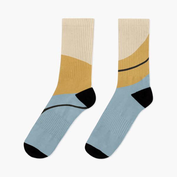Item preview, Flow of Energy VI — Golden Soft Harmony (Minimalist Abstract Art in Warm Beige & Light Blue Tones) designed and sold by InspireVibeArt.