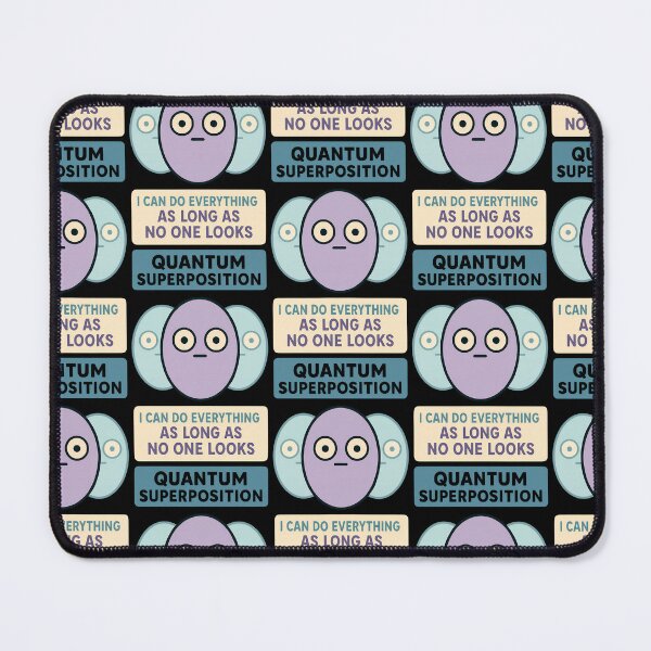Item preview, Quantum Superposition Multistate Particle Cartoon Design designed and sold by TeeTimeTreasure.