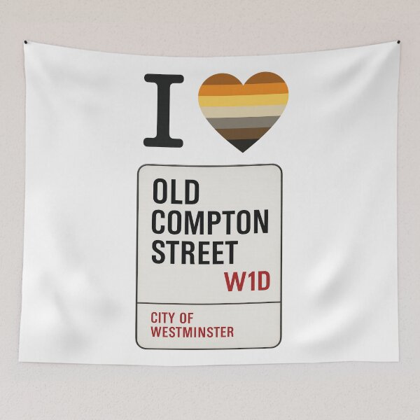 Item preview, Old Compton Street, Soho,  Gay designed and sold by JETSETPRIDE.
