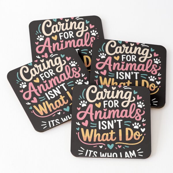 Item preview, Caring for Animals Isn't what I do It's Who animal rescue designed and sold by MelSurf.