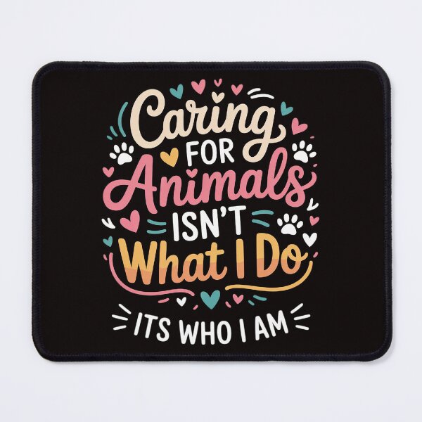 Item preview, Caring for Animals Isn't what I do It's Who animal rescue designed and sold by MelSurf.