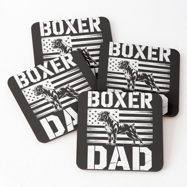 Item preview, Boxer Dad US Flag Patriotic Dog Lover Owner Men Gift designed and sold by MelSurf.