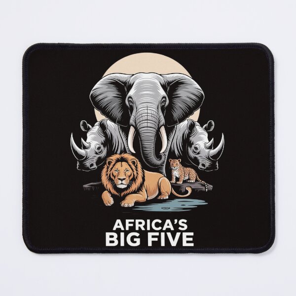 Item preview, Big 5 Wildlife South Africa Safari Africa's Big Five designed and sold by MelSurf.