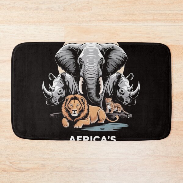 Item preview, Big 5 Wildlife South Africa Safari Africa's Big Five designed and sold by MelSurf.