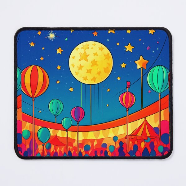 Item preview, Carnival Moon, conquered by balloon flight. designed and sold by Zofia Sosnecka.