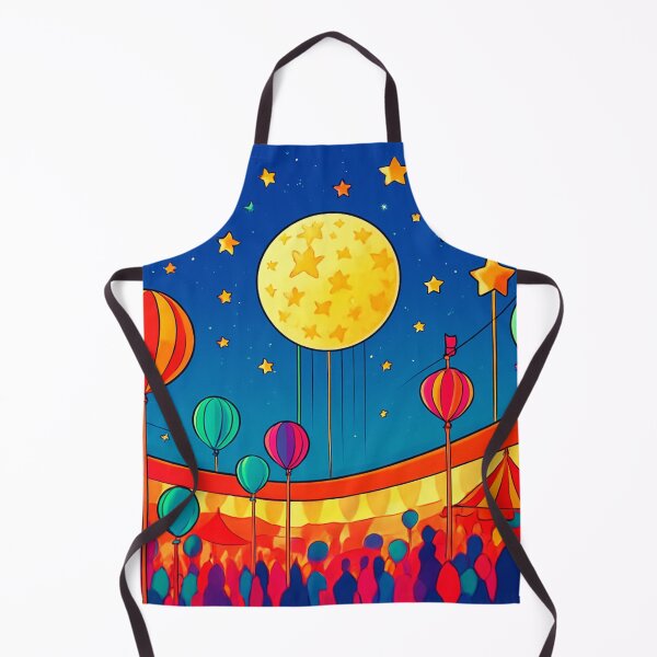 Item preview, Carnival Moon, conquered by balloon flight. designed and sold by Zofia Sosnecka.