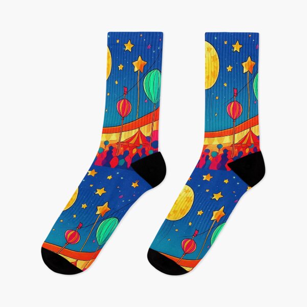 Item preview, Carnival Moon, conquered by balloon flight. designed and sold by Zofia Sosnecka.