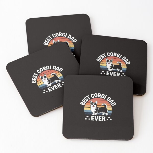 Item preview, Best Corgi Dad Ever Daddy Gifts Dog Lover Owner Men Kids designed and sold by ControlCenter.