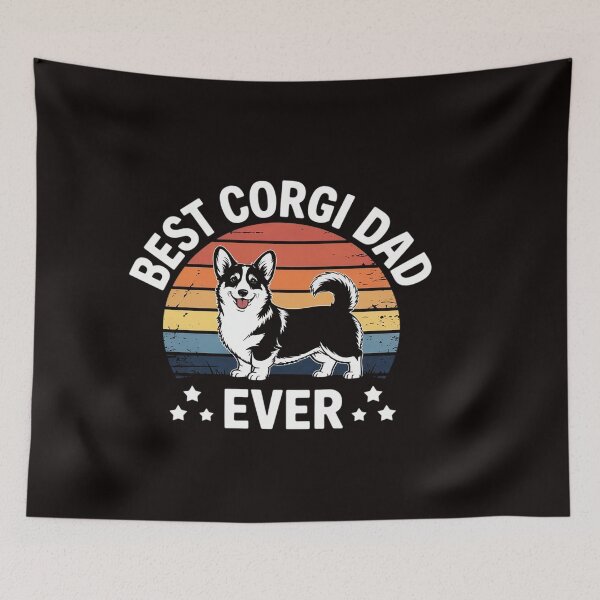 Item preview, Best Corgi Dad Ever Daddy Gifts Dog Lover Owner Men Kids designed and sold by ControlCenter.