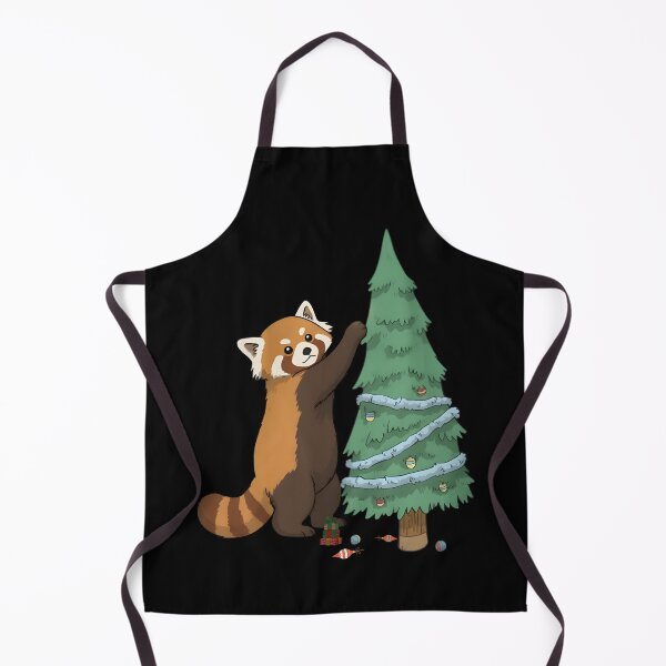 Item preview, A red panda decorating a Christmas tree,Cute baby panda Christmas classic T-shirt designed and sold by PrintMod.