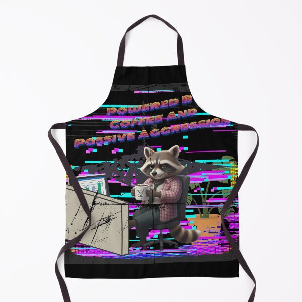 Item preview, Powered By Coffee & Passive Aggression - Edgy Raccoon WFH Humor, Office Coffee Lover Gift designed and sold by Searching ideas.