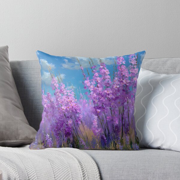 Item preview, Vibrant Lavender Field under Blue Sky designed and sold by daila70.