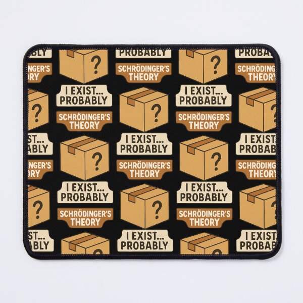 Item preview, Schrödinger Theory Mystery Box Quantum Humor Design designed and sold by TeeTimeTreasure.