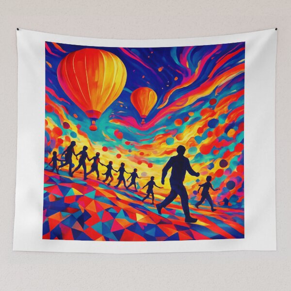 Item preview,  Carnival Moon, conquered by balloon flight. designed and sold by Zofia Sosnecka.