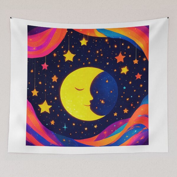 Item preview,  Carnival Moon, conquered by balloon flight. designed and sold by Zofia Sosnecka.