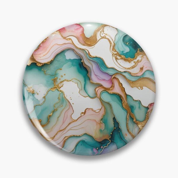Item preview, Aqua, Pink and Gold Swirls designed and sold by FireGirlinOz.