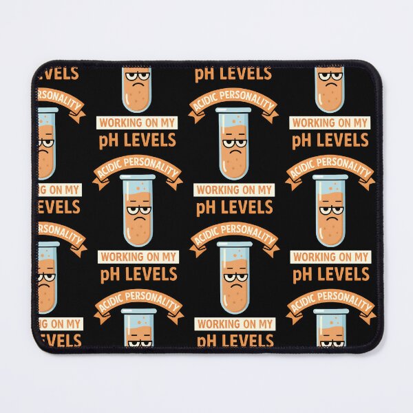 Item preview, Acidic Personality Chemistry Humor pH Levels Design designed and sold by TeeTimeTreasure.