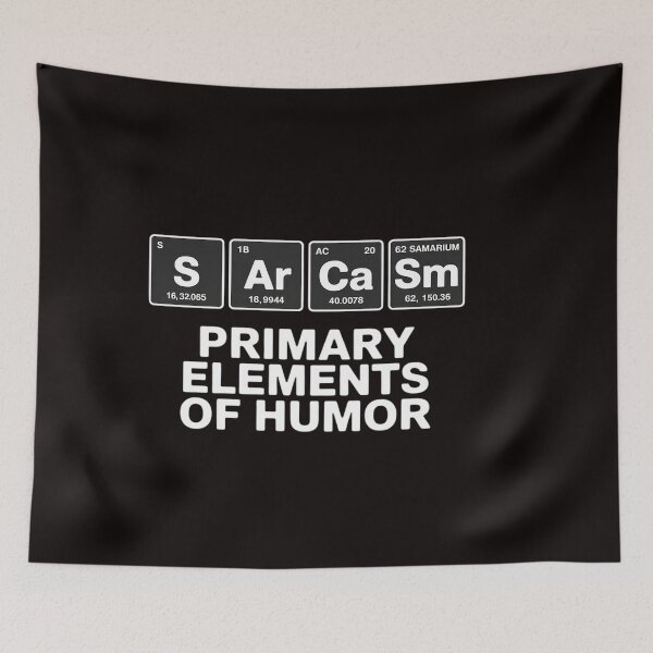Item preview, Primary Elements of Humour Science Sarcasm S Ar Ca Sm designed and sold by ControlCenter.