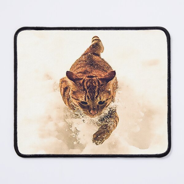 Item preview, Winter Scene Cat Side Quest Photography Print designed and sold by aadventures.