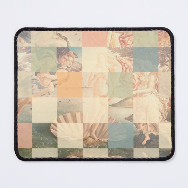 Item preview, Feminine Renaissance Checkerboard Print | The Birth of Aphrodite designed and sold by Parasocialite.