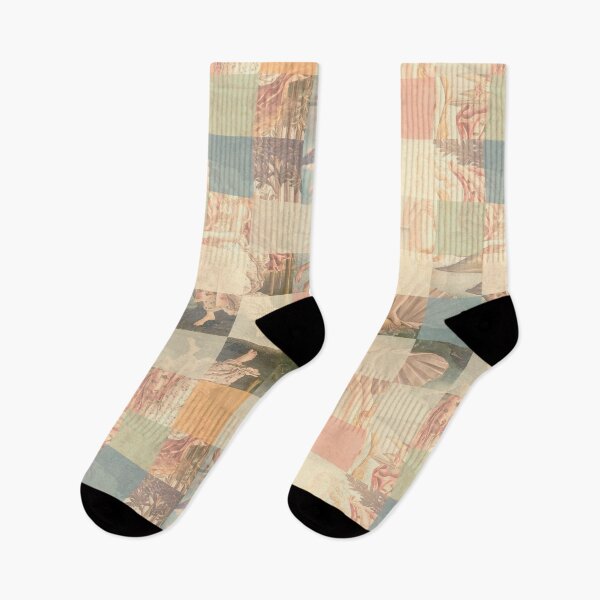 Item preview, Feminine Renaissance Checkerboard Print | The Birth of Aphrodite designed and sold by Parasocialite.