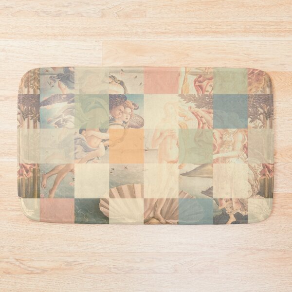 Item preview, Feminine Renaissance Checkerboard Print | The Birth of Aphrodite designed and sold by Parasocialite.