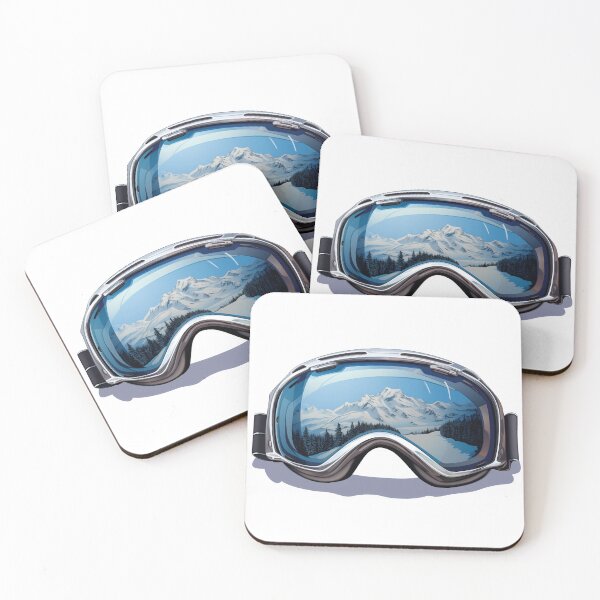 Item preview, Winter Mountain Reflection Ski Goggles Snowboarding Snow Ski Snowboard designed and sold by meganohm.