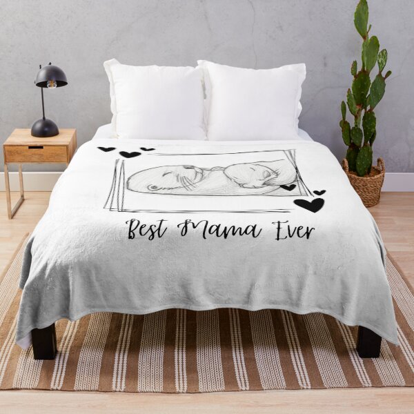 Item preview, Best Mama Ever. Sea Otter Mother and Baby Otter design designed and sold by SofikoDesigns.