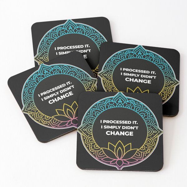 Item preview, Sarcastic Spiritual – I Processed It – Gift for Friend • Neon Line Art • Gradient Mandala designed and sold by JacobKAurumhead.