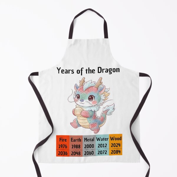 Item preview, Chinese Zodiac Dragon Years | Cute Animal Art designed and sold by Pets & Memes & Stuff.