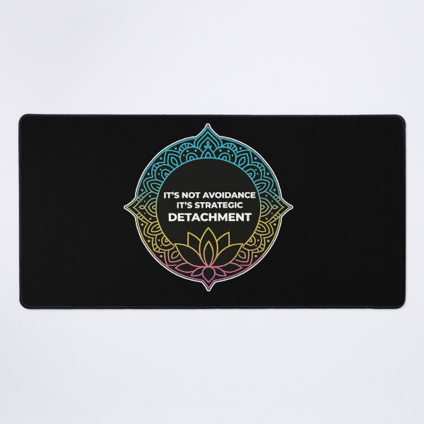 Item preview, Sarcastic Spiritual – Strategic Detachment – Gift for Friend • Neon Line Art • Gradient Mandala designed and sold by JacobKAurumhead.