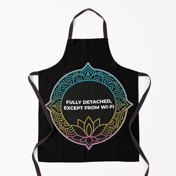 Item preview, Sarcastic Spiritual – Fully Detached – Gift for Friend • Neon Line Art • Gradient Mandala designed and sold by JacobKAurumhead.