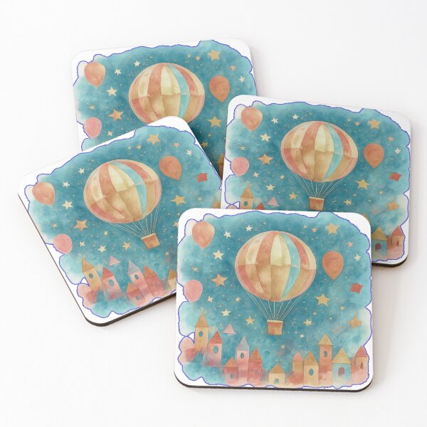 Item preview,  Carnival Moon, conquered by balloon flight. designed and sold by Zofia Sosnecka.