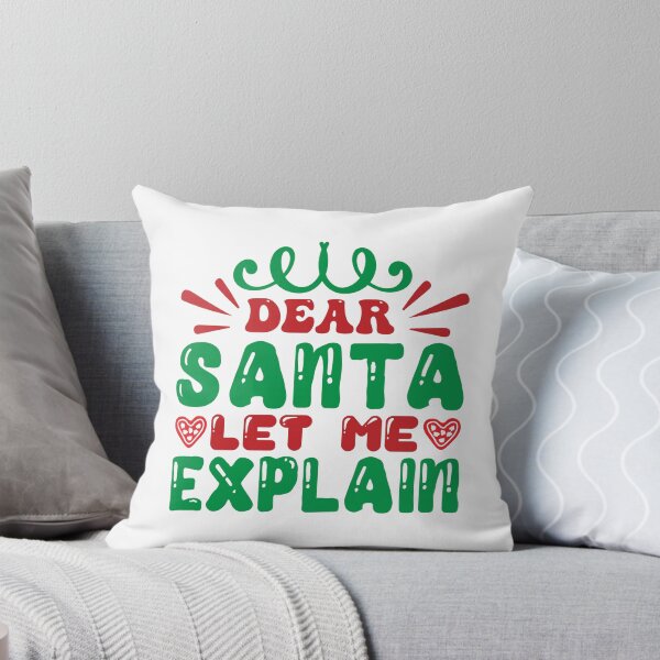 Item preview, Dear Santa Let Me Explain - Funny Naughty List Christmas Slogan designed and sold by FuzionRaptor.
