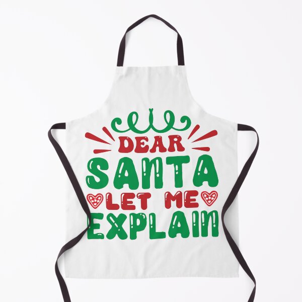Item preview, Dear Santa Let Me Explain - Funny Naughty List Christmas Slogan designed and sold by FuzionRaptor.