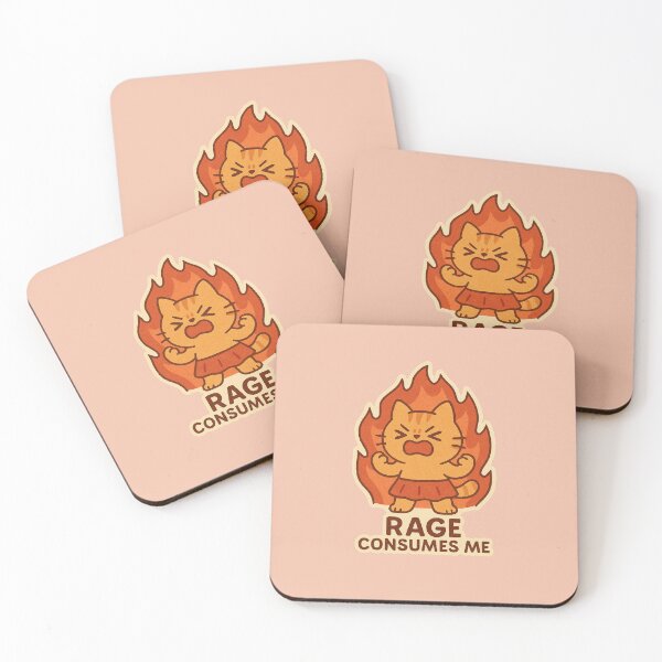 Item preview, Rage Unleashed Fiery Feline Fury designed and sold by TwilightGhouls.