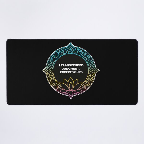 Item preview, SARCASTIC SPIRITUAL – Transcended Judgment – Gift for Friend • Neon Line Mandala • Sarcastic Spiritual Art designed and sold by JacobKAurumhead.