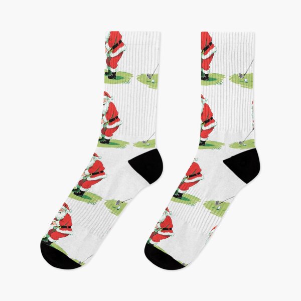 Item preview, Santa playing golf designed and sold by Nomad-Maynard.