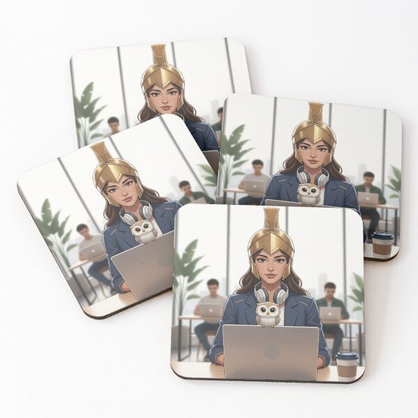 Item preview, Athena in coworking – Modern version of the goddess of wisdom designed and sold by Serge-Design.