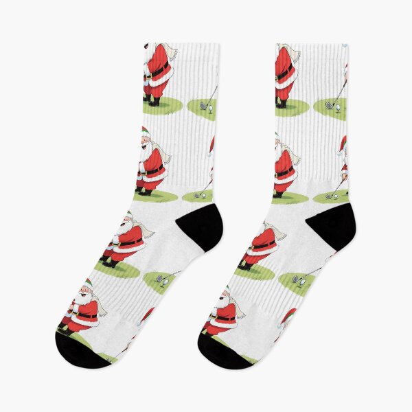 Item preview, Santa playing golf designed and sold by Nomad-Maynard.