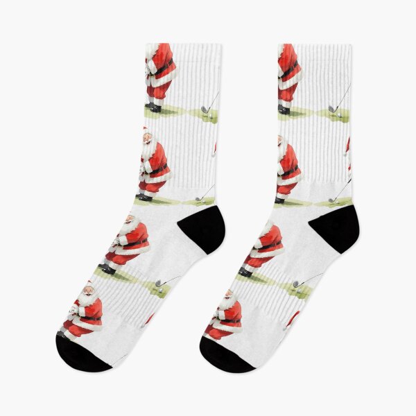 Item preview, Santa playing golf designed and sold by Nomad-Maynard.