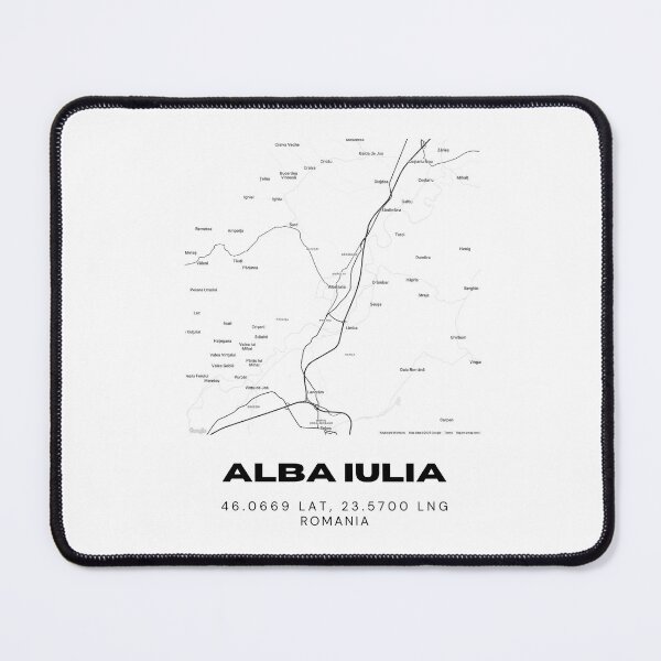 Item preview, Alba Iulia Romania Minimalist City Map Design designed and sold by RM-Journey.