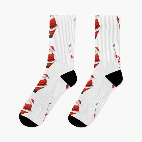 Item preview, Santa playing golf designed and sold by Nomad-Maynard.