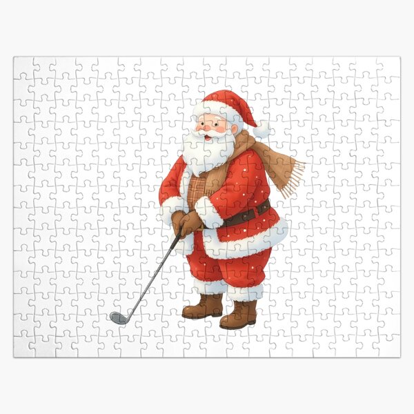 Item preview, Santa playing golf designed and sold by Nomad-Maynard.