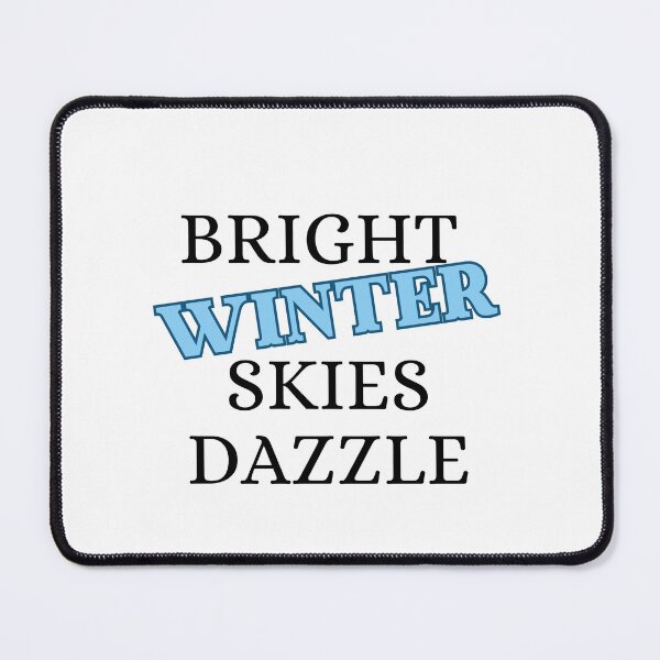 Item preview, Bright Winter Skies Dazzle designed and sold by Knowledge Kraft.