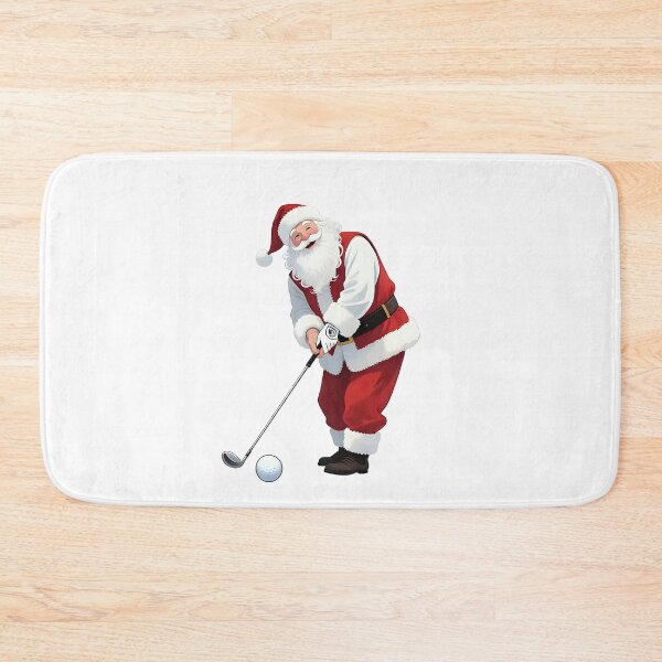 Item preview, Santa playing golf designed and sold by Nomad-Maynard.