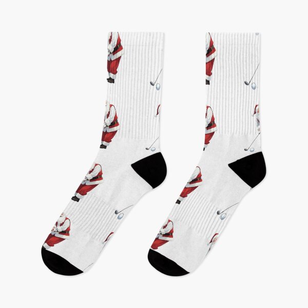Item preview, Santa playing golf designed and sold by Nomad-Maynard.
