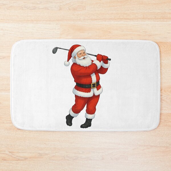 Item preview, Santa playing golf designed and sold by Nomad-Maynard.