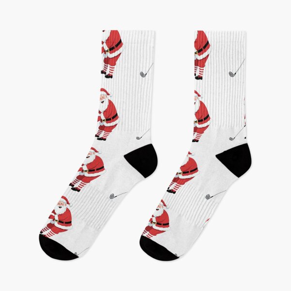 Item preview, Santa playing golf designed and sold by Nomad-Maynard.