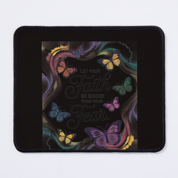 Item preview, Let Your Faith Be Bigger Than Fear - Butterfly Art Religious designed and sold by RatCurry.
